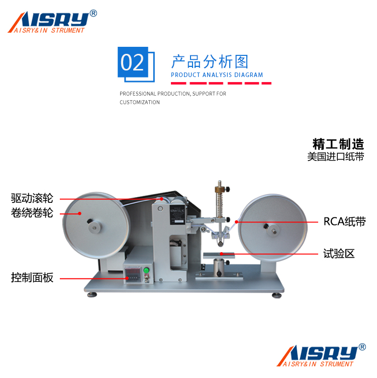 RCA紙帶耐磨試驗機(jī)